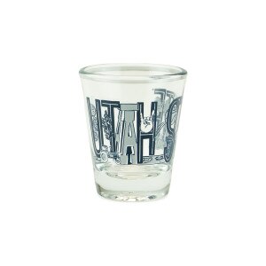 Utah State Doodle Shot Glass